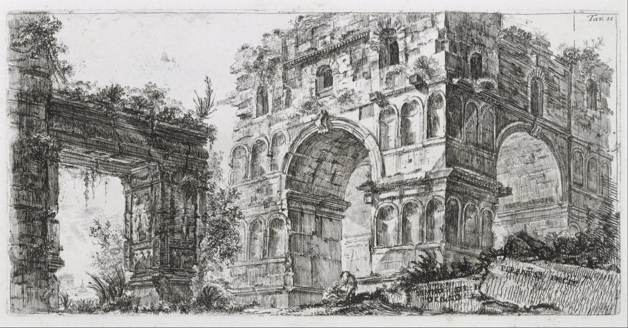 Le temple de Diane - Giovanni Battista Piranesi