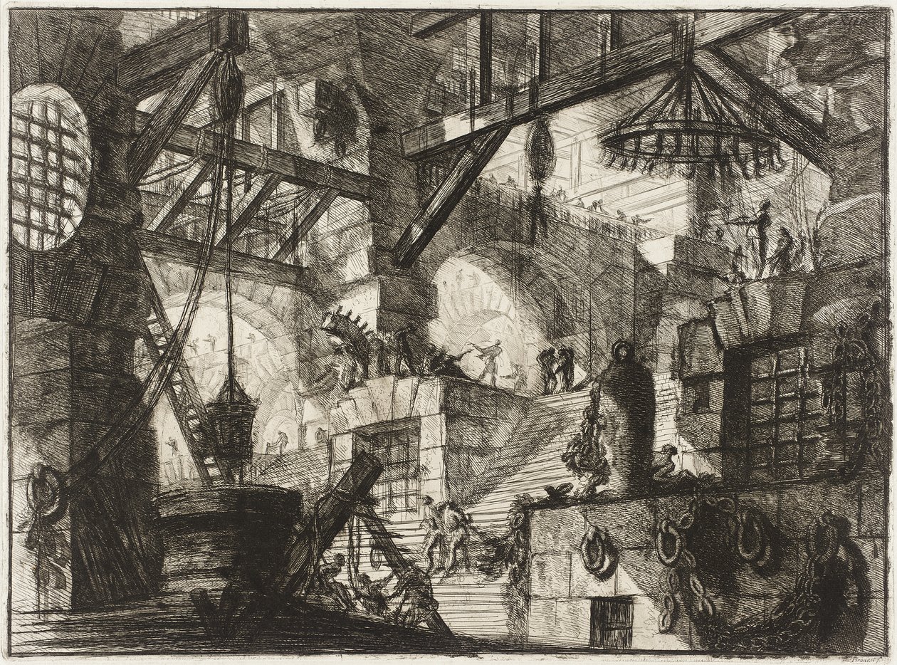 Le puits - Giovanni Battista Piranesi