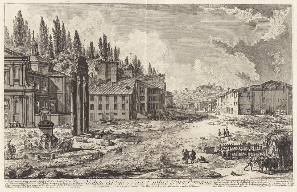 Veduta del Sito, ov - Giovanni Battista Piranesi