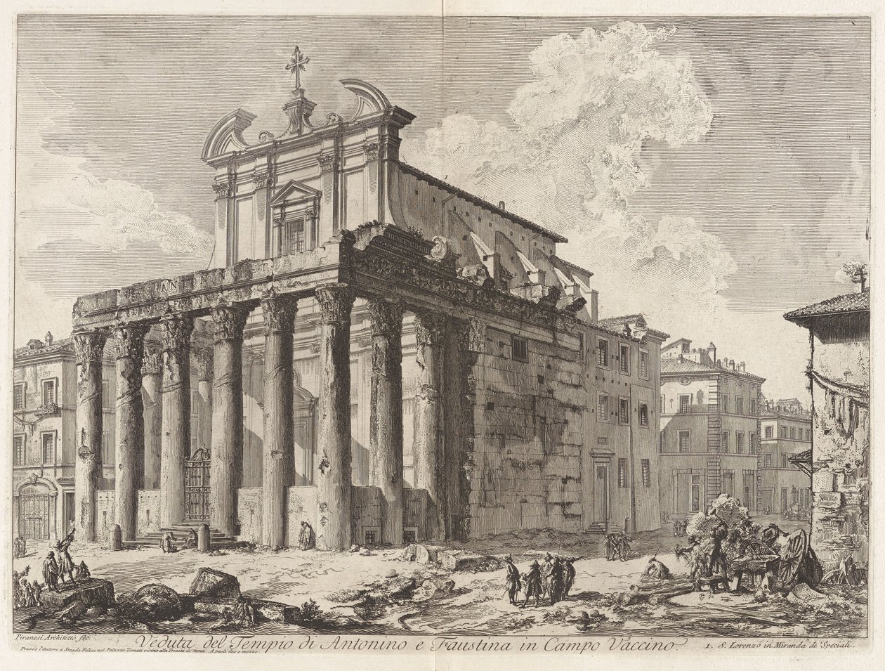 Vue du temple d