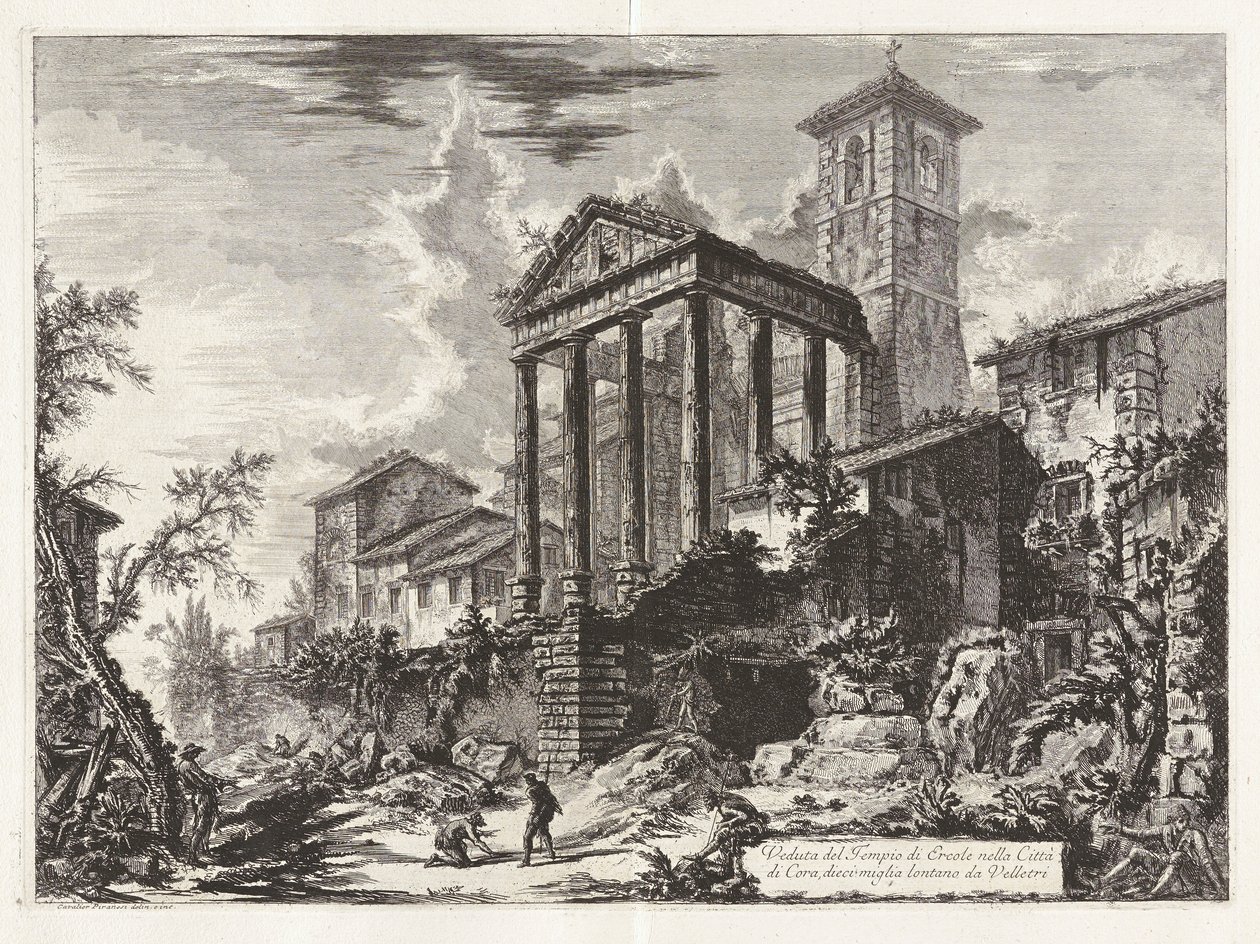Vue du Temple d