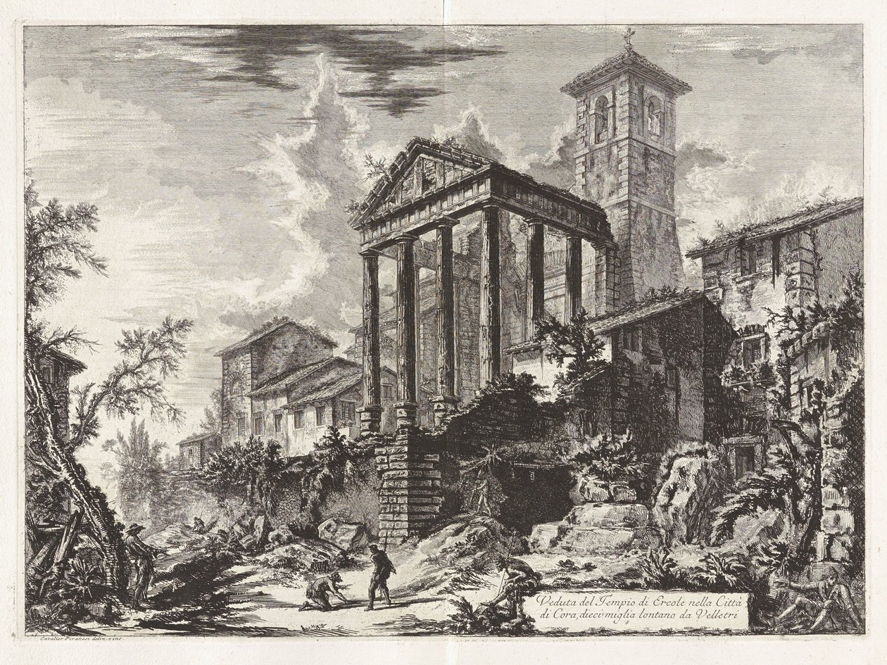 Vue du temple d