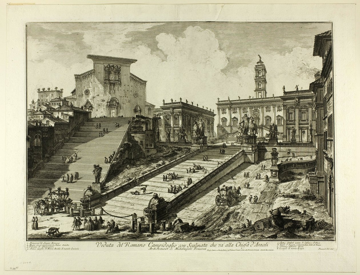 Vue de la colline du Capitole avec les marches de l