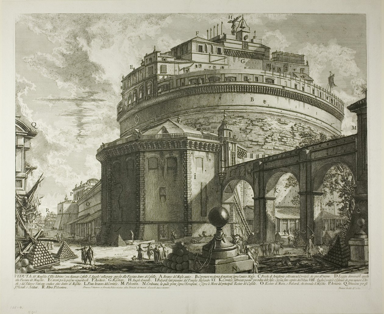 Vue du mausolée de l