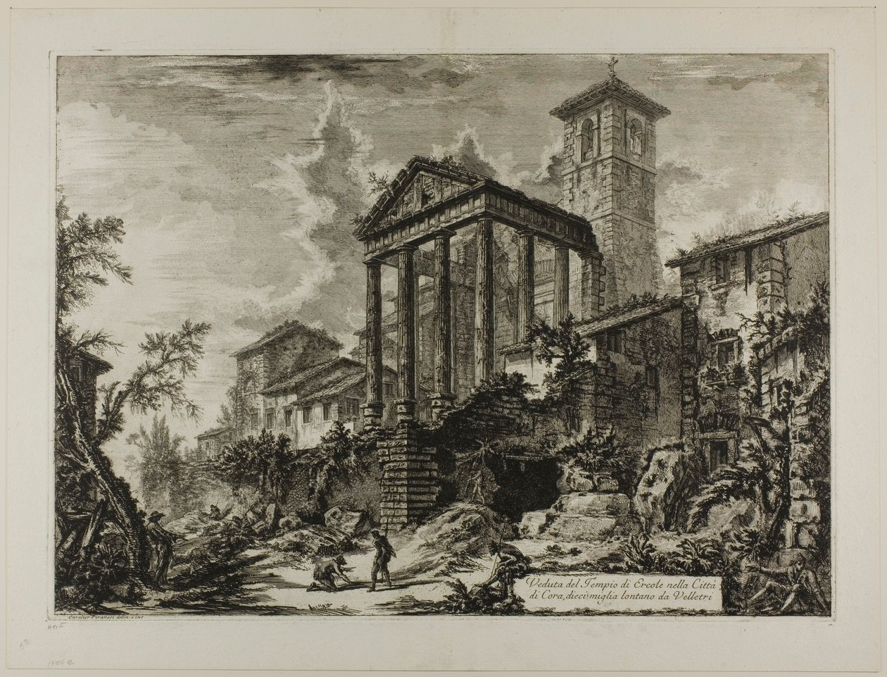 Vue du temple d