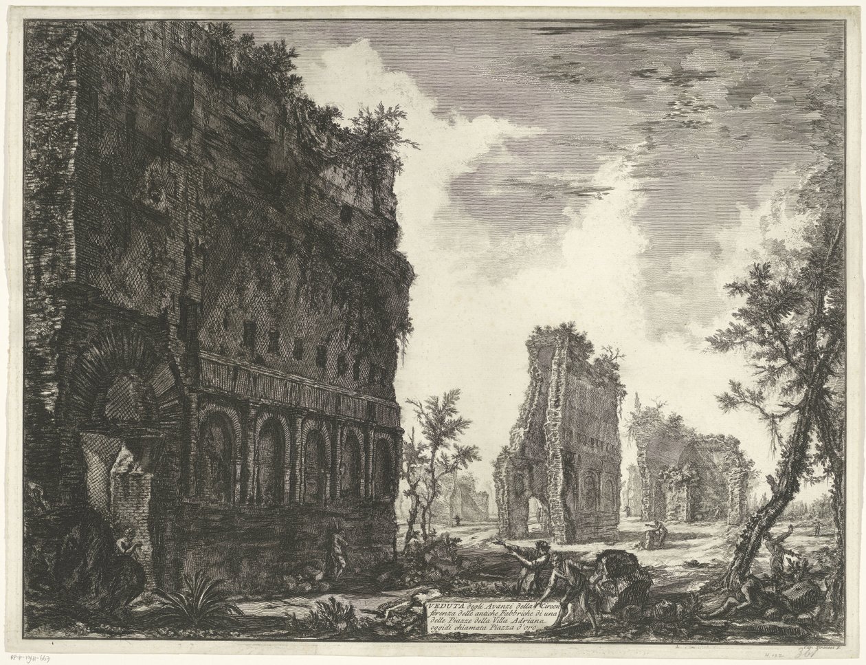 Villa Adriana à Tivoli - Giovanni Battista Piranesi