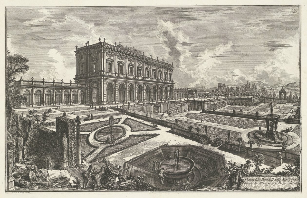 Villa Albani à Rome - Giovanni Battista Piranesi