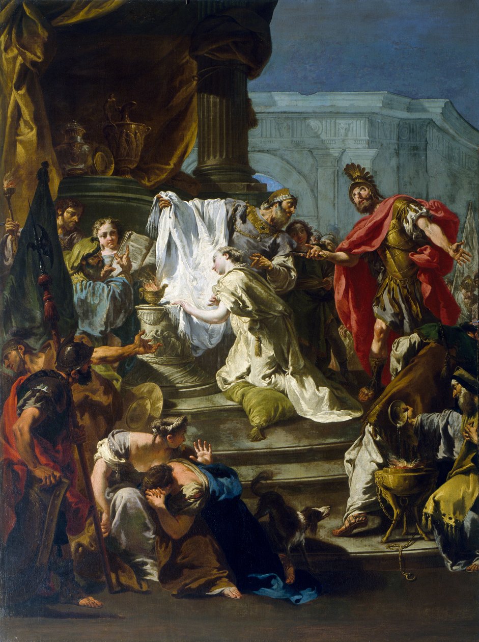 Sacrifice de la fille de Jephté - Giovanni Battista Pittoni