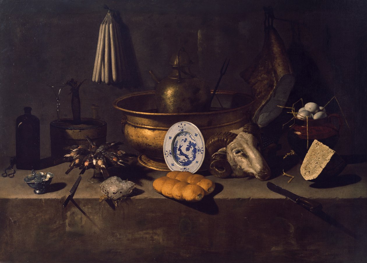 Dans la cuisine - Giovanni Battista Recco