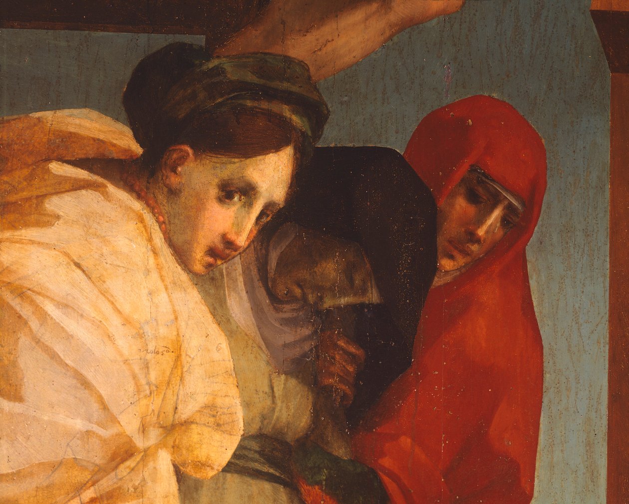 Déposition (détail) - Giovanni Battista Rosso Fiorentino