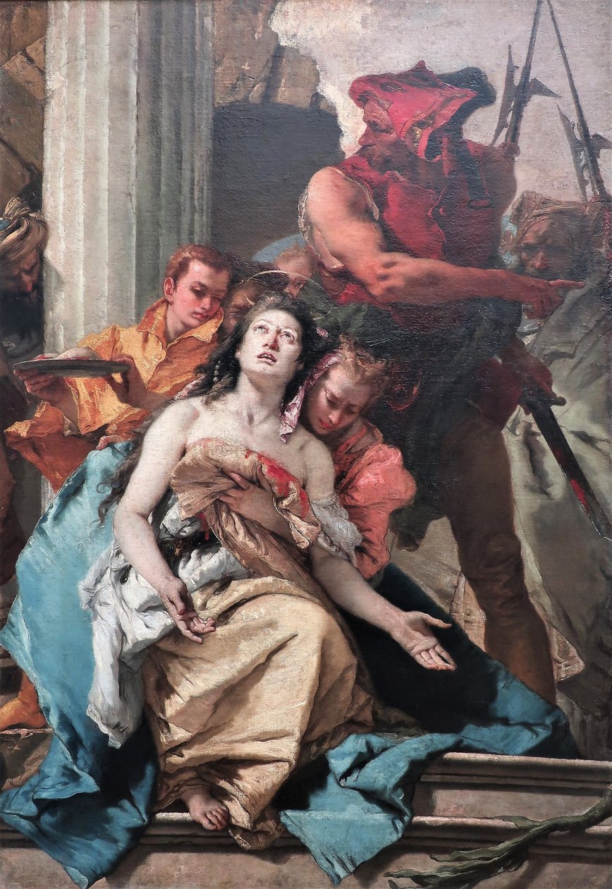 1755 Tiepolo Hl. Agathe - Giovanni Battista Tiepolo