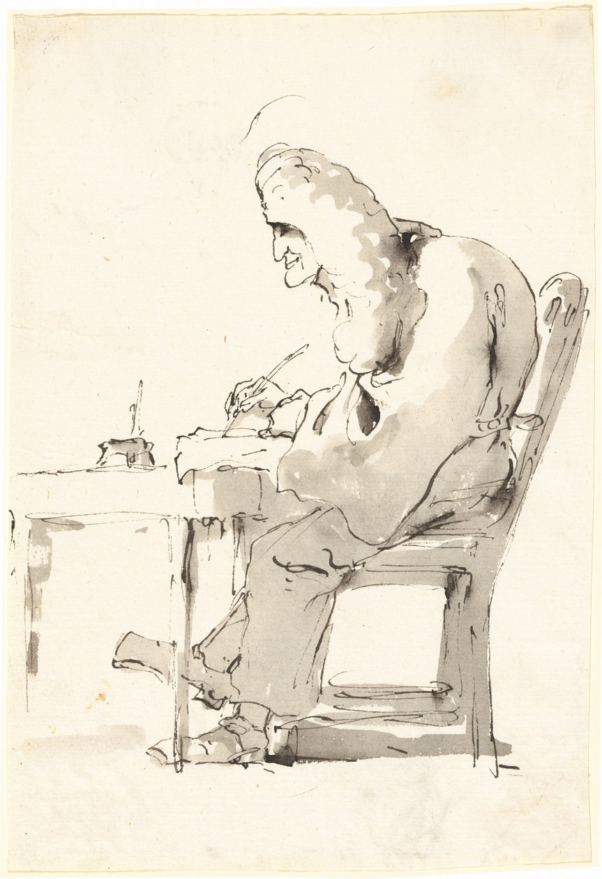 Un avocat vénitien à son bureau - Giovanni Battista Tiepolo