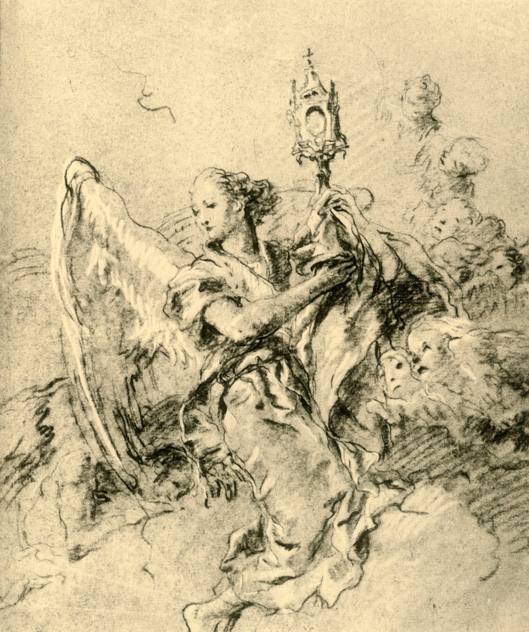 Ange avec ostensoir, 1767-1769, 1928 - Giovanni-Battista Tiepolo
