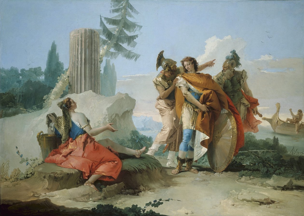 Armida abandonnée par Rinaldo, 1742-45 - Giovanni Battista Tiepolo
