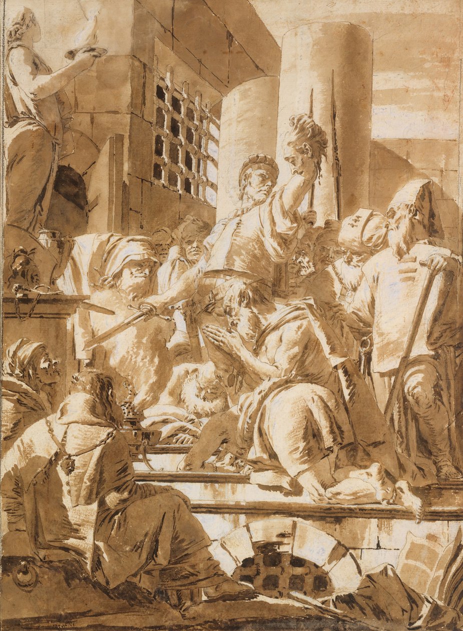 Décapitation de deux saints masculins, 1696-1770 - Giovanni Battista Tiepolo