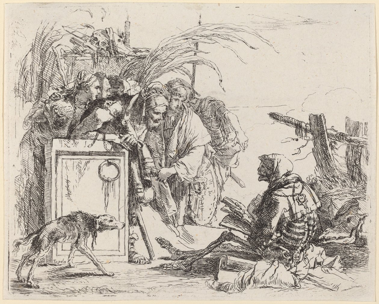 La Mort donnant audience - Giovanni Battista Tiepolo
