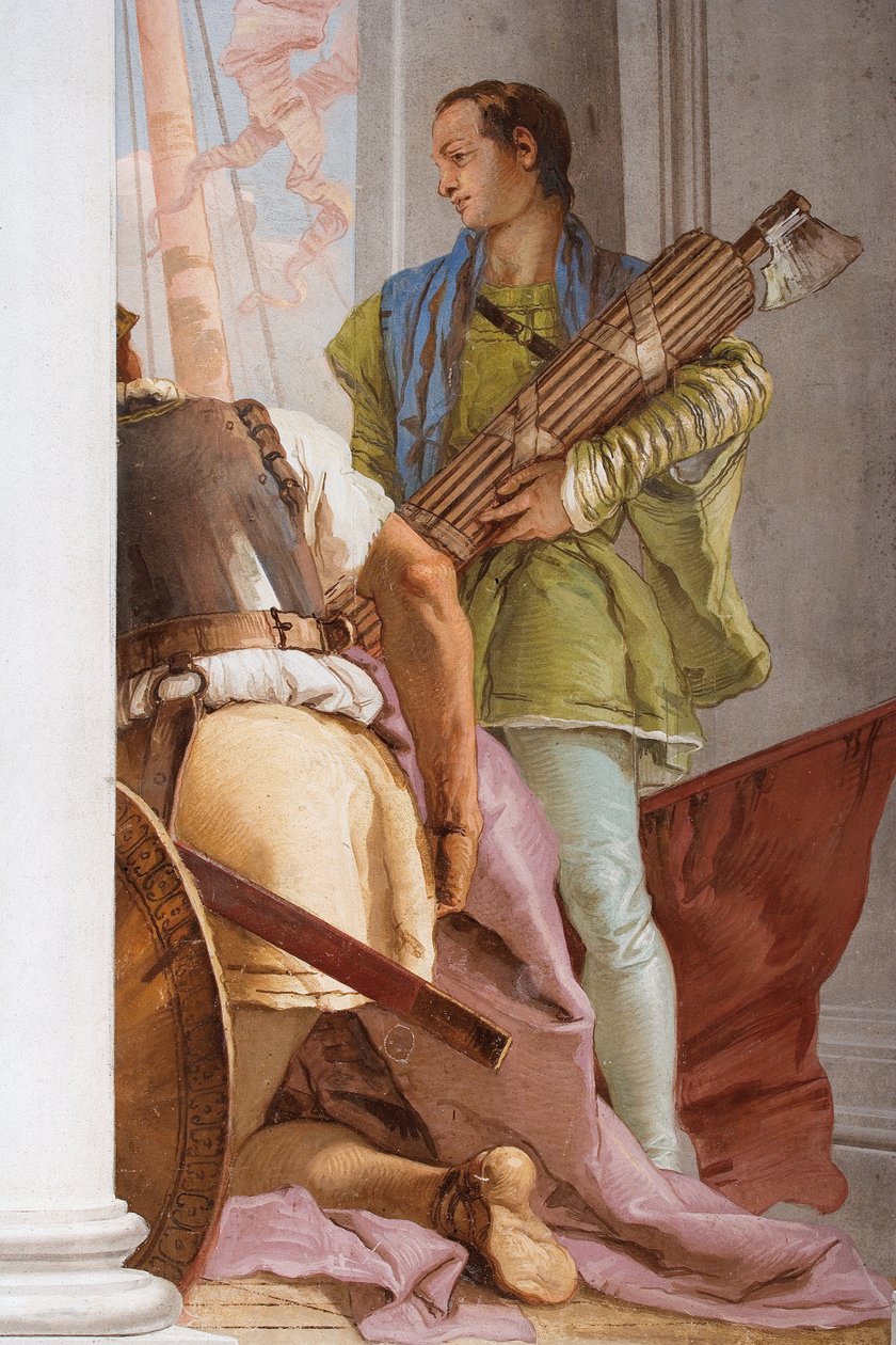 (détail) La flotte grecque à Aulis, du Hall d