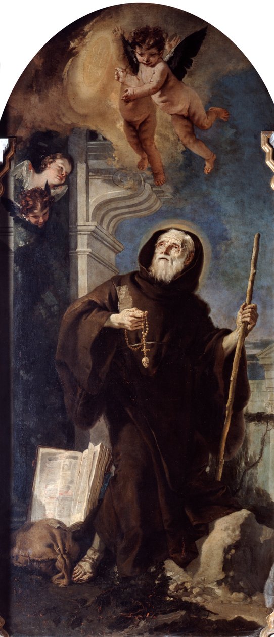 Extase de Saint François de Paule, 18ème siècle - Giovanni Battista Tiepolo
