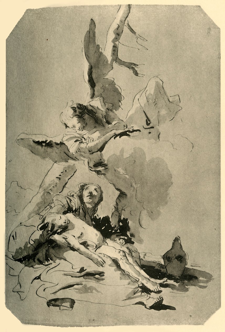 Agar et Ismaël, 1735, 1928 - Giovanni Battista Tiepolo