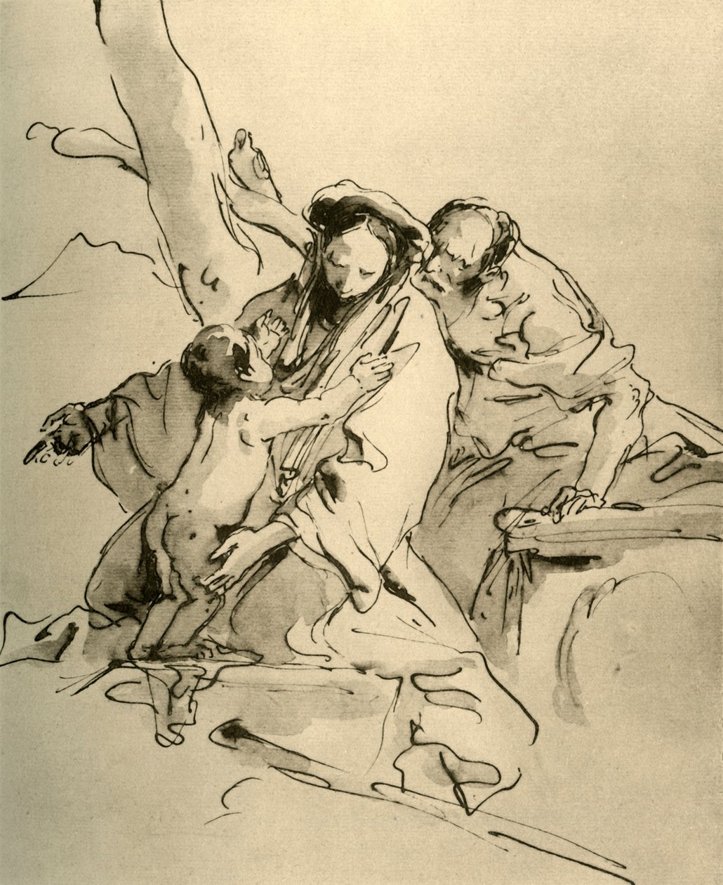 Sainte Famille, milieu du XVIIIe siècle, 1928 - Giovanni Battista Tiepolo