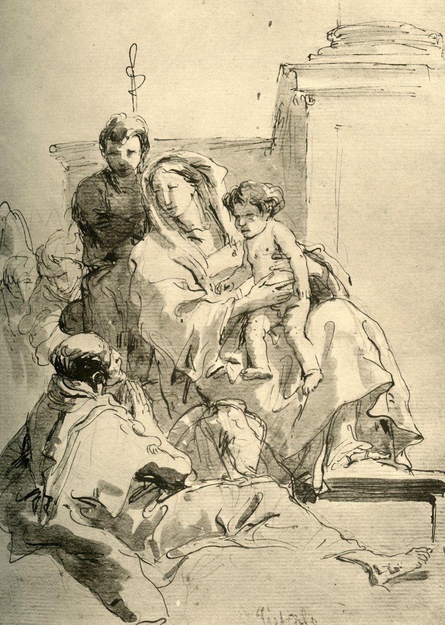 Sainte Famille, milieu du 18e siècle, 1928 - Giovanni Battista Tiepolo