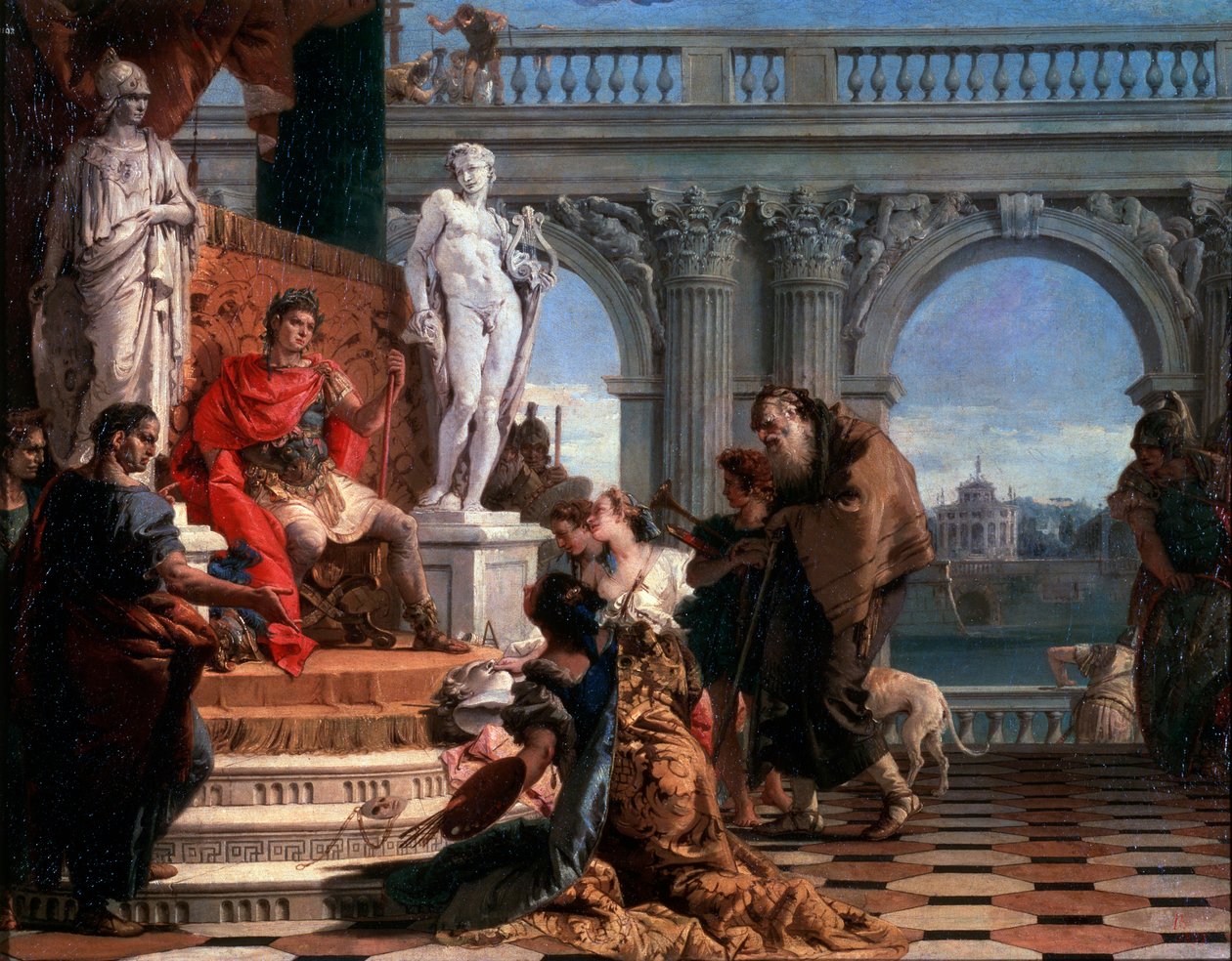 Mécène présentant les Arts à Auguste, 1743 - Giovanni Battista Tiepolo