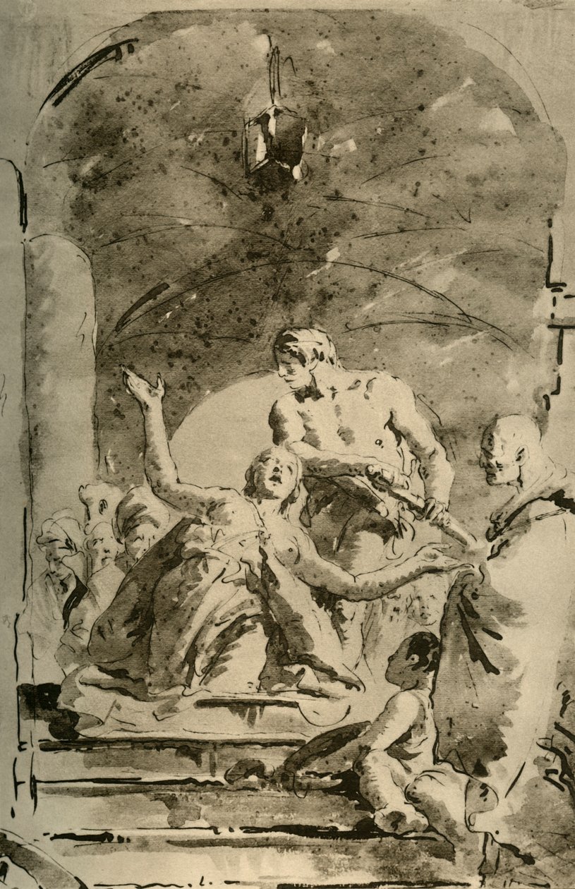 Le martyre de S. Giustina, vers 1730, 1928 - Giovanni Battista Tiepolo