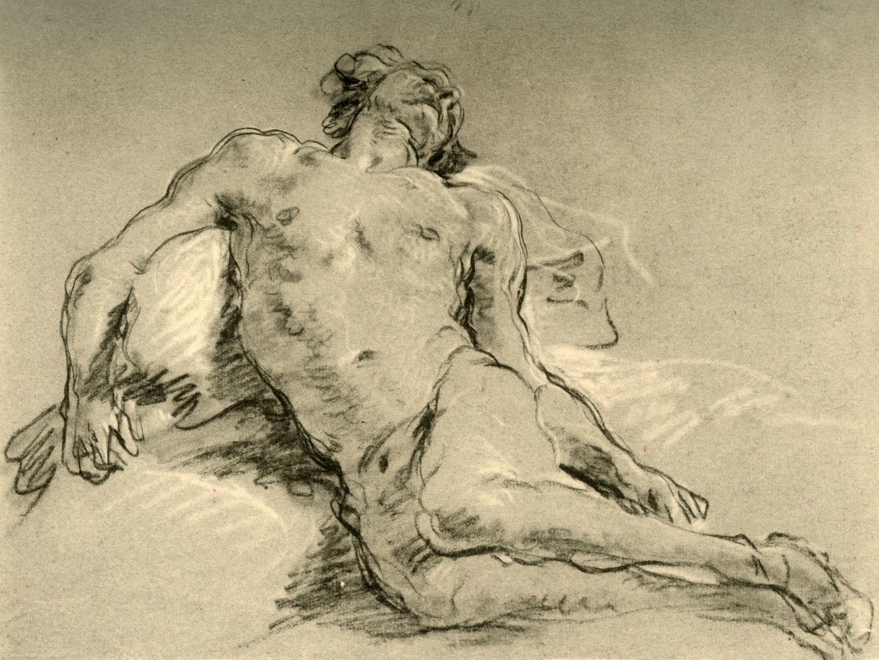Nu reposant, milieu du XVIIIe siècle, 1928 - Giovanni Battista Tiepolo