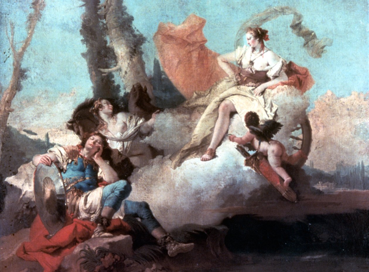 Rinaldo enchanté par Armida 1742-1745 - Giovanni Battista Tiepolo
