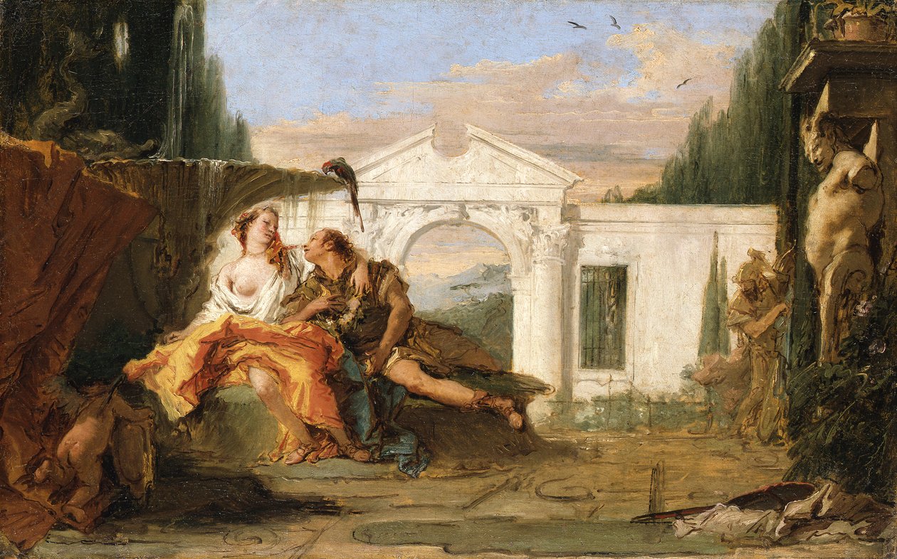 Renaud et Armide dans le jardin enchanté d
