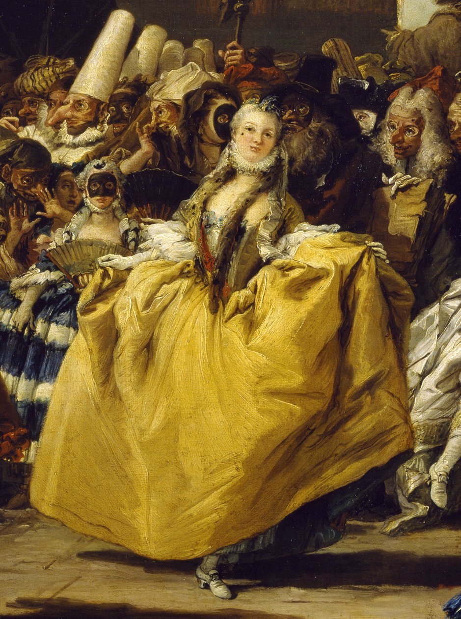 Scène de carnaval ou Le menuet - Giovanni Battista Tiepolo