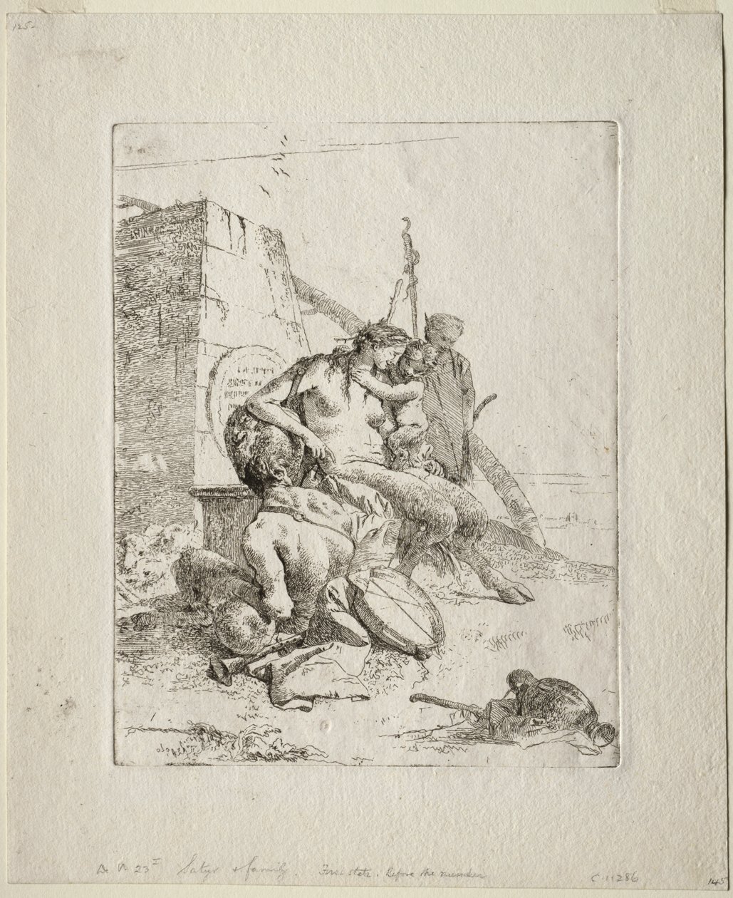 Scherzi di Fantasia : famille de satyres avec l