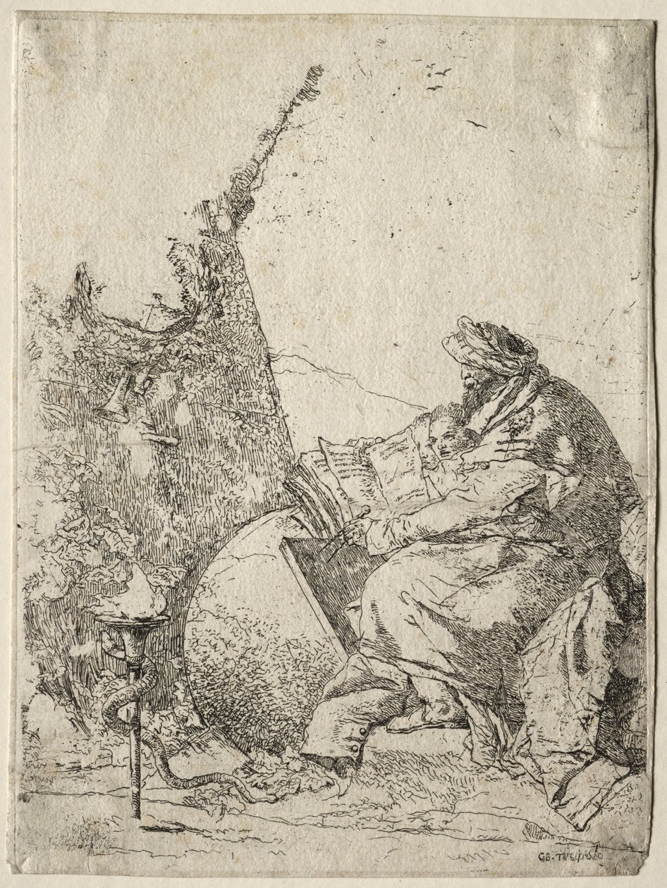 Scherzi di Fantasia : Le Philosophe - Giovanni Battista Tiepolo
