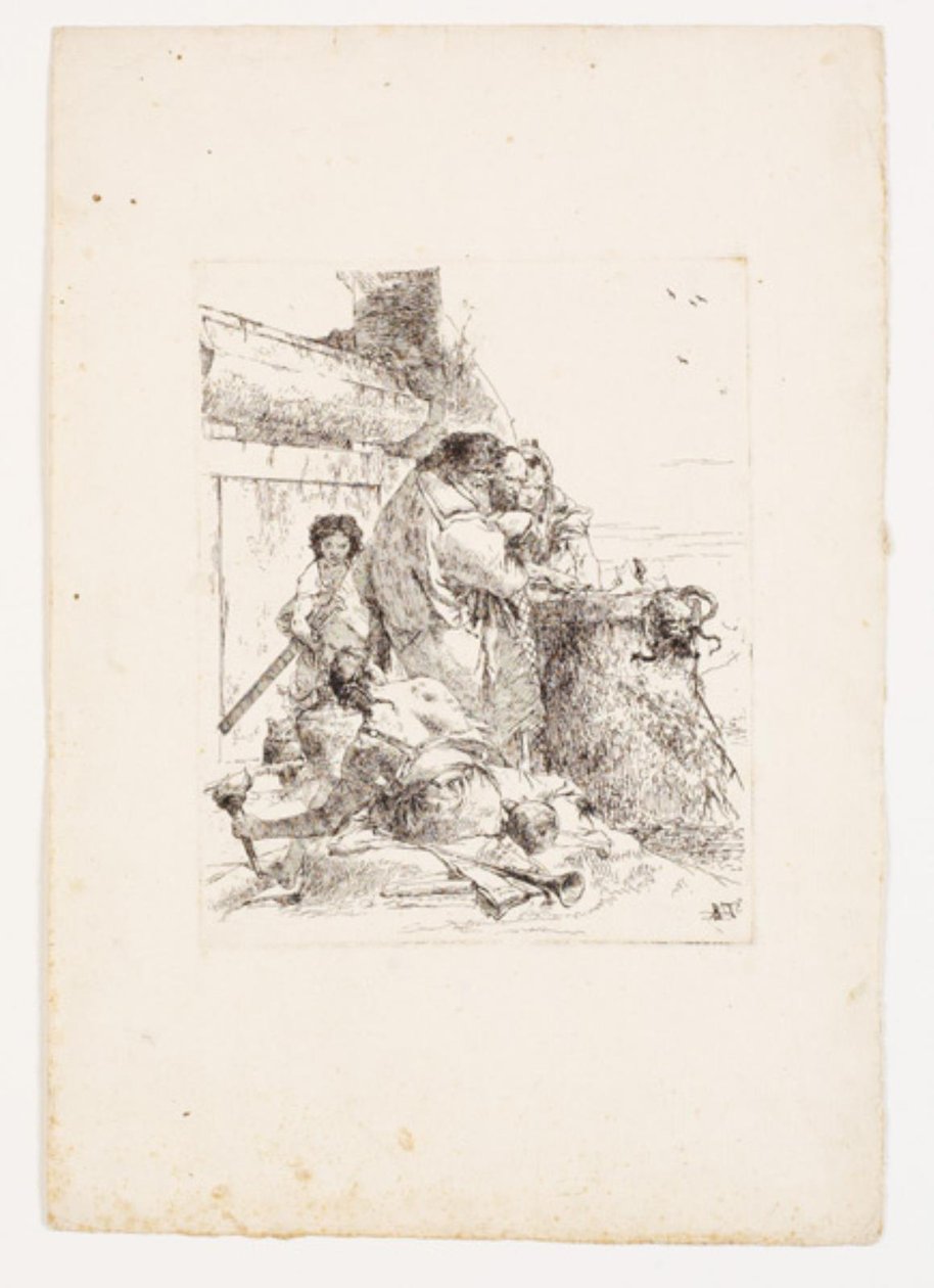 Le sacrifice du serpent - Giovanni Battista Tiepolo