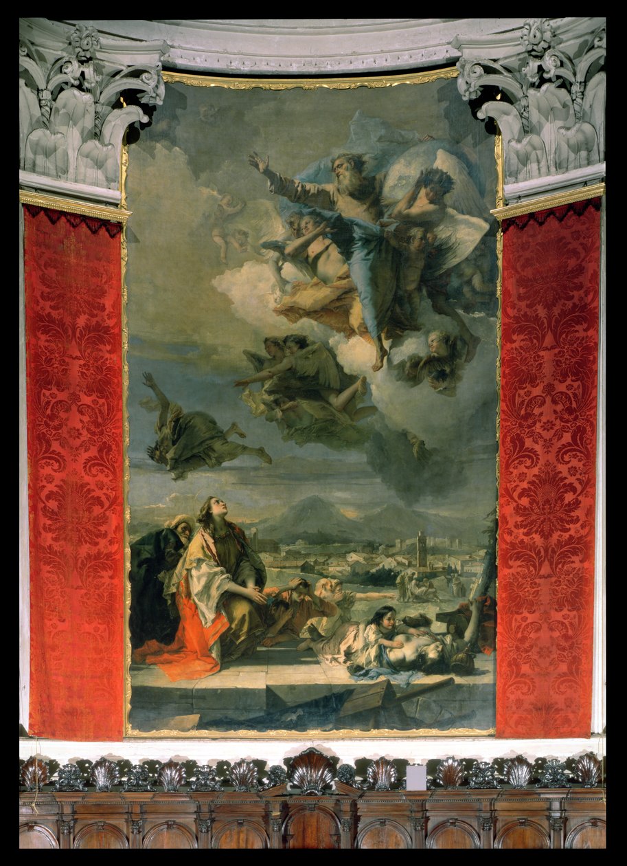 Sainte Thècle délivrant la ville de la peste - Giovanni Battista Tiepolo