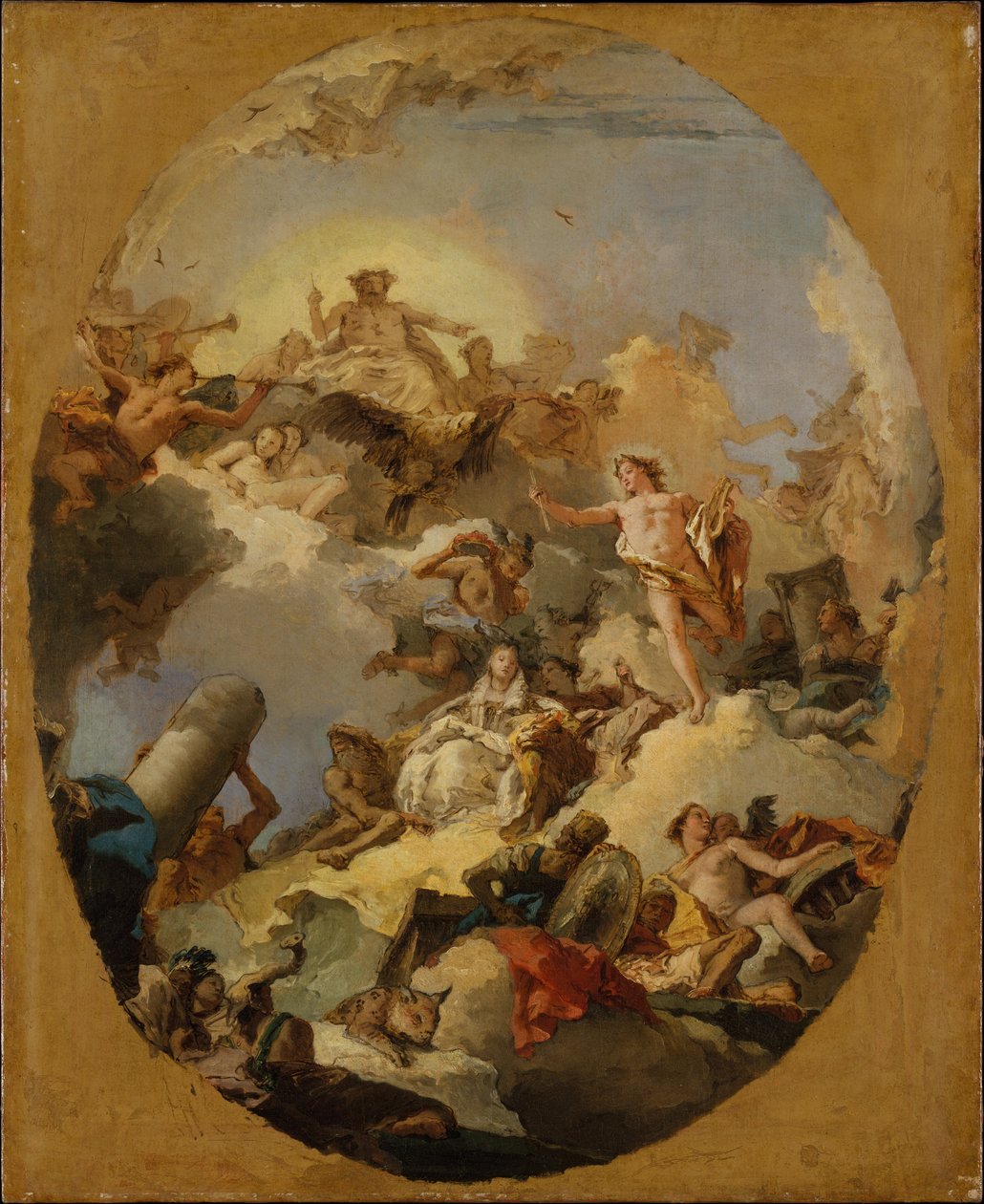 Die Apotheose der spanischen Monarchie - Giovanni Battista Tiepolo