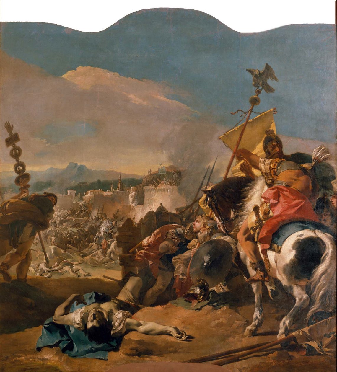 Die Eroberung von Karthago - Giovanni Battista Tiepolo