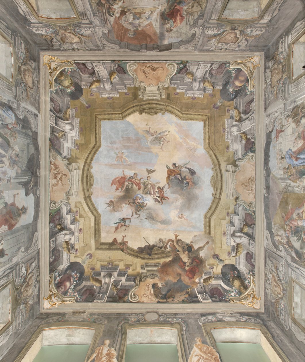 La Chute des Démons, Histoires de Scipion, détail, 1731 (détail) - Giovanni Battista Tiepolo