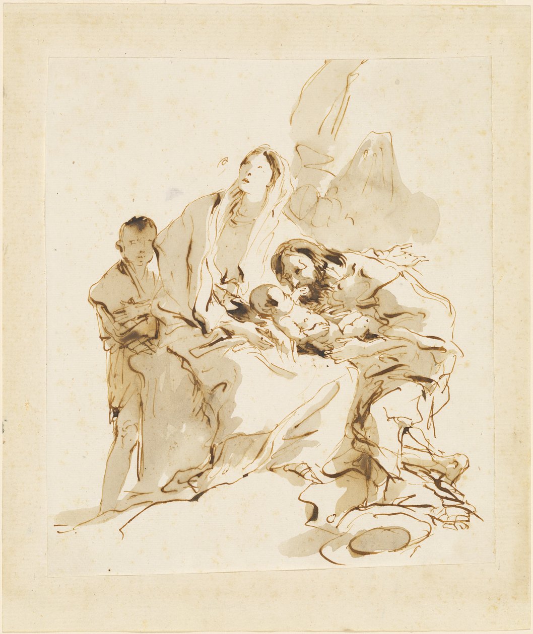 La Sainte Famille - Giovanni Battista Tiepolo