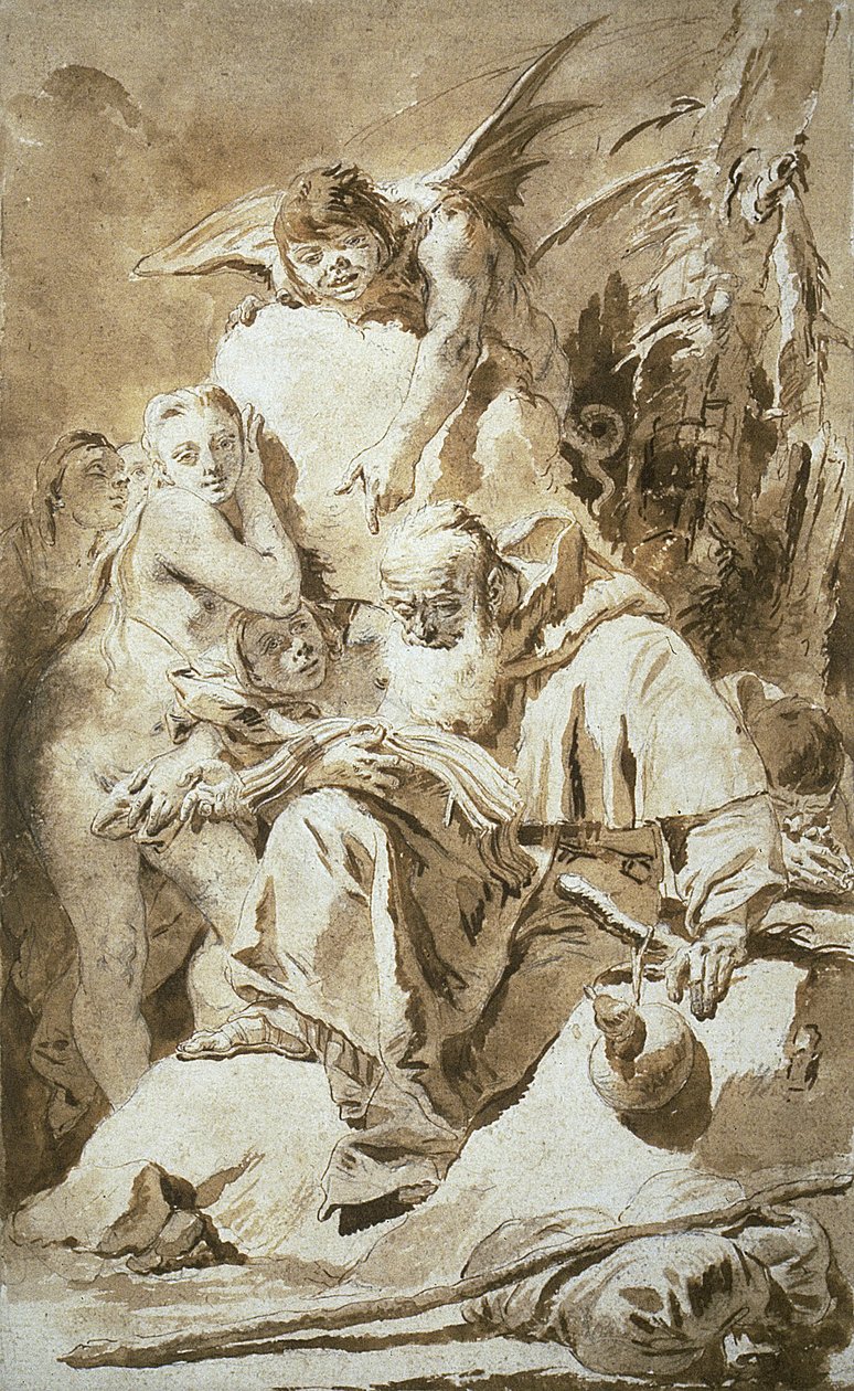 La tentation de Saint Antoine - Giovanni-Battista Tiepolo