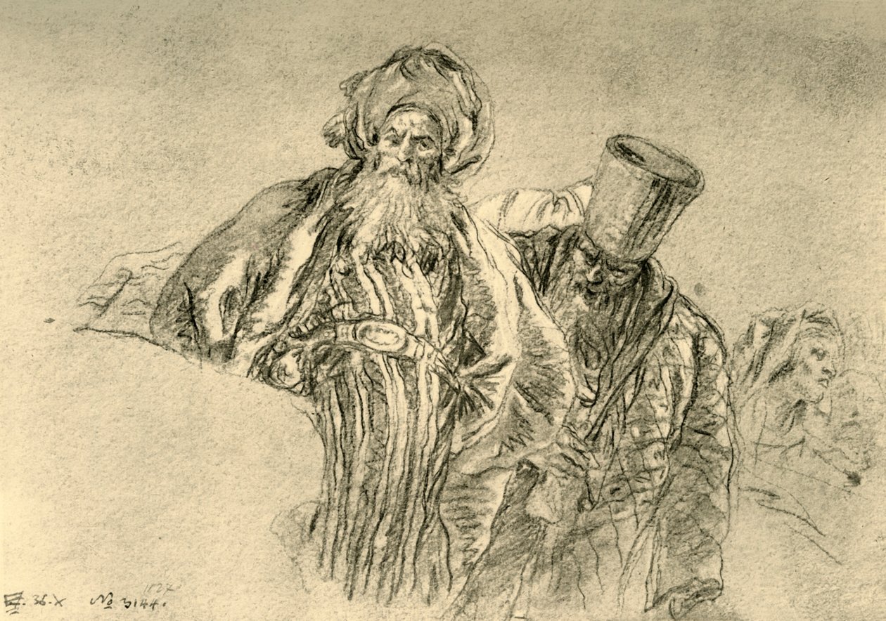 Deux marchands orientaux - Giovanni Battista Tiepolo