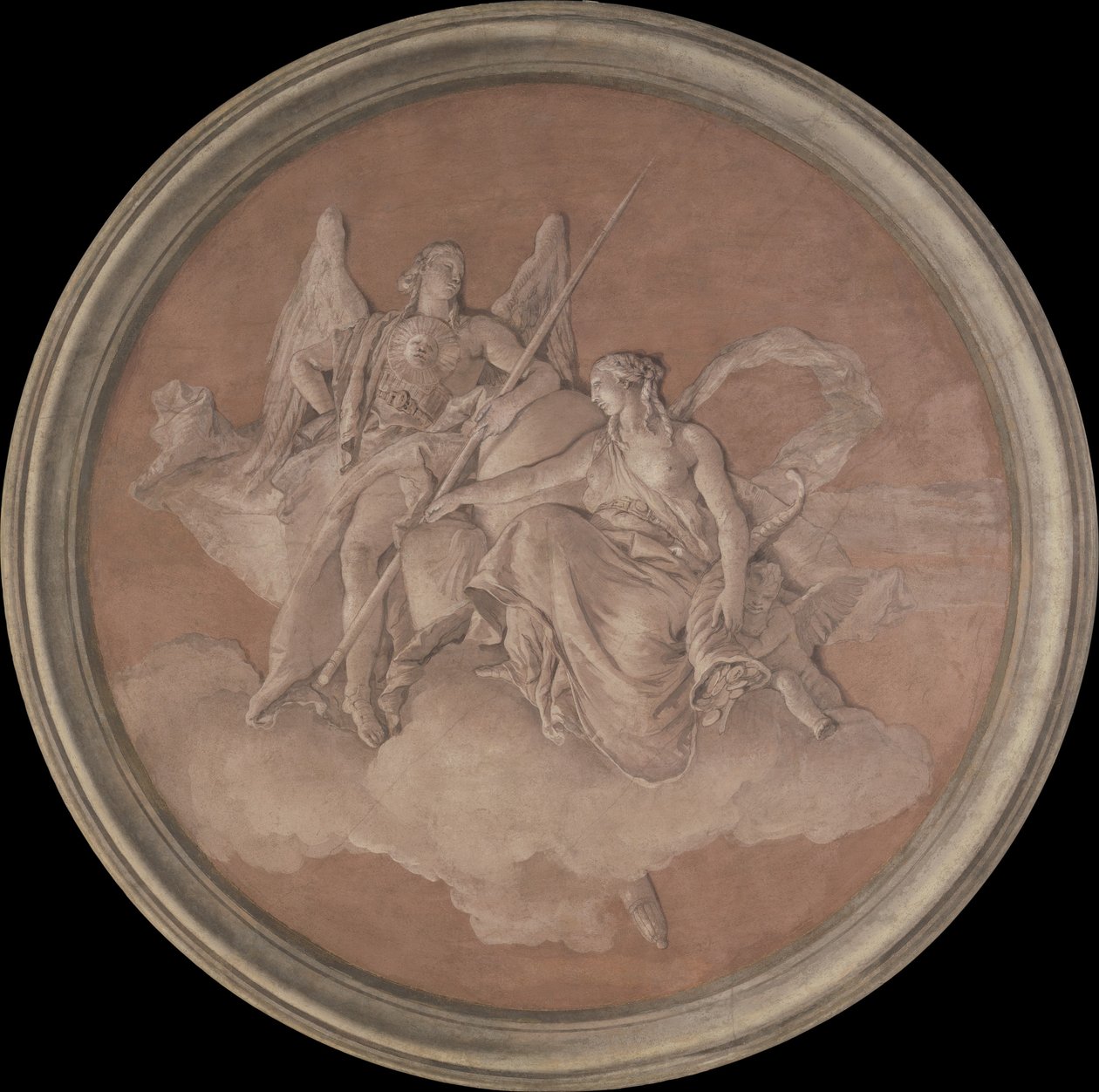 Vertu et Abondance, 1760 - Giovanni Battista Tiepolo
