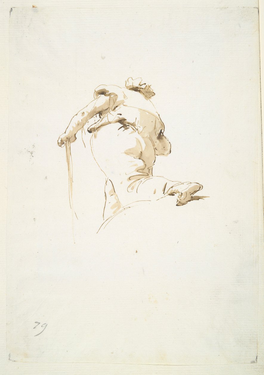 Figure masculine marchant vue obliquement d