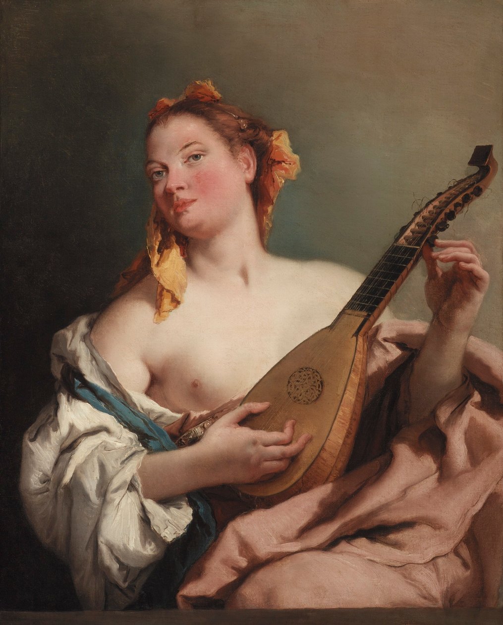 Femme à la mandoline - Giovanni Battista Tiepolo