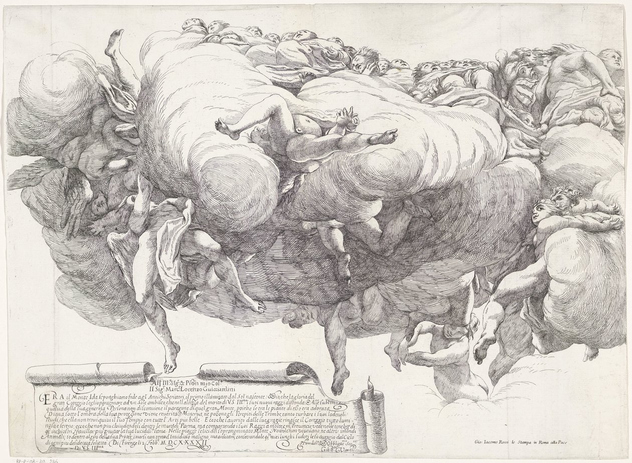 Ascension de Marie (partie gauche) - Giovanni Battista Vanni