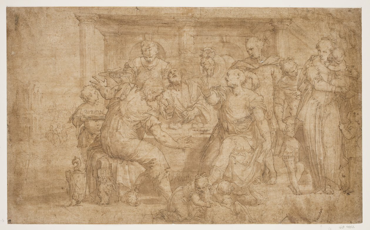 Le souper à Emmaüs - Giovanni Battista Zelotti