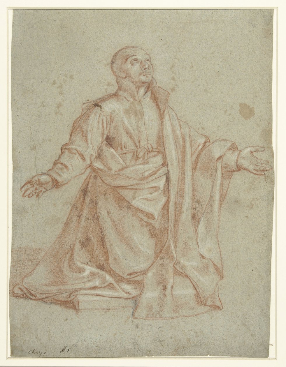 Saint Ignace de Loyola en adoration - Giovanni Battista del Cairo
