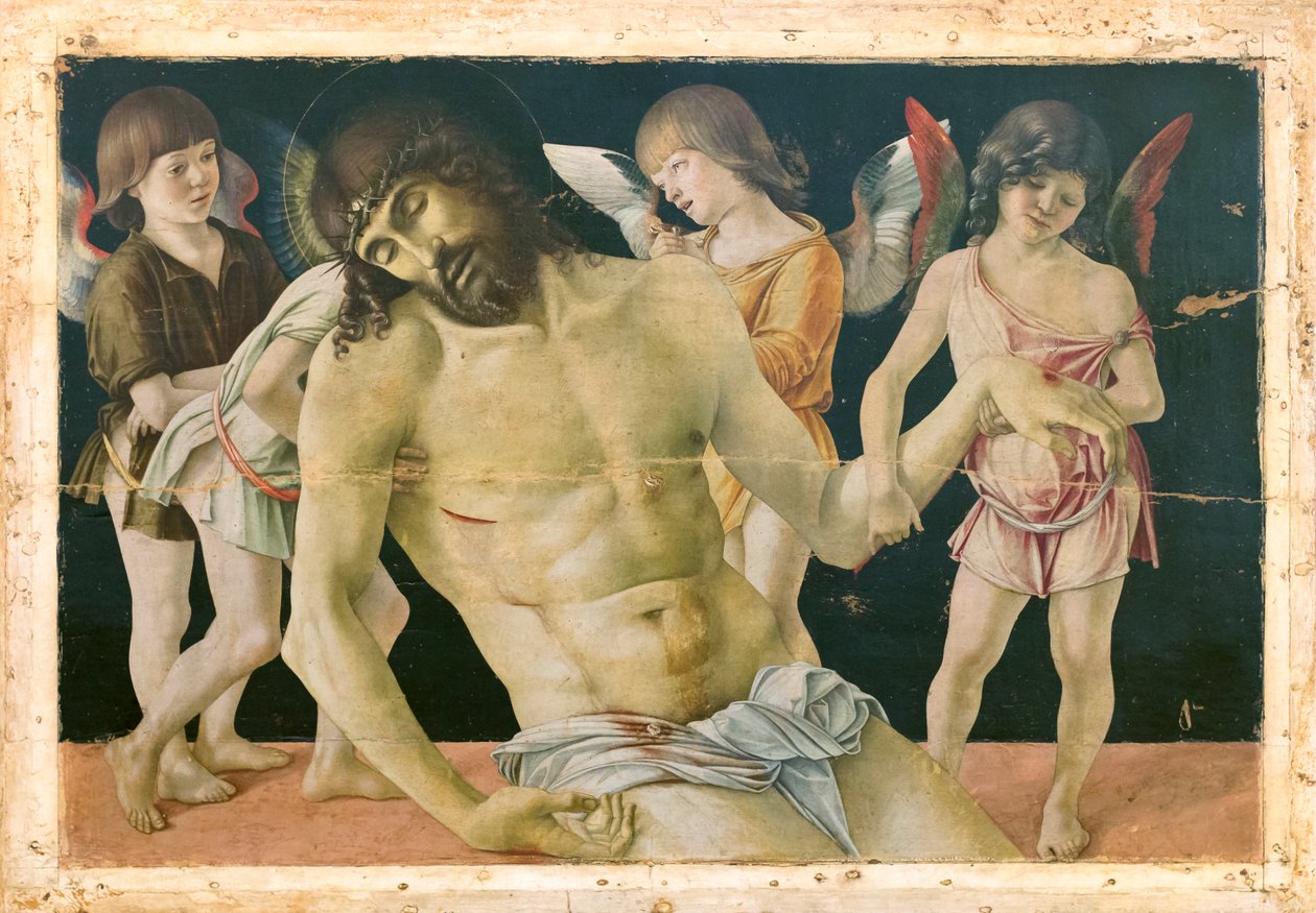 Christ mort soutenu par des anges, c.1475 - Giovanni Bellini