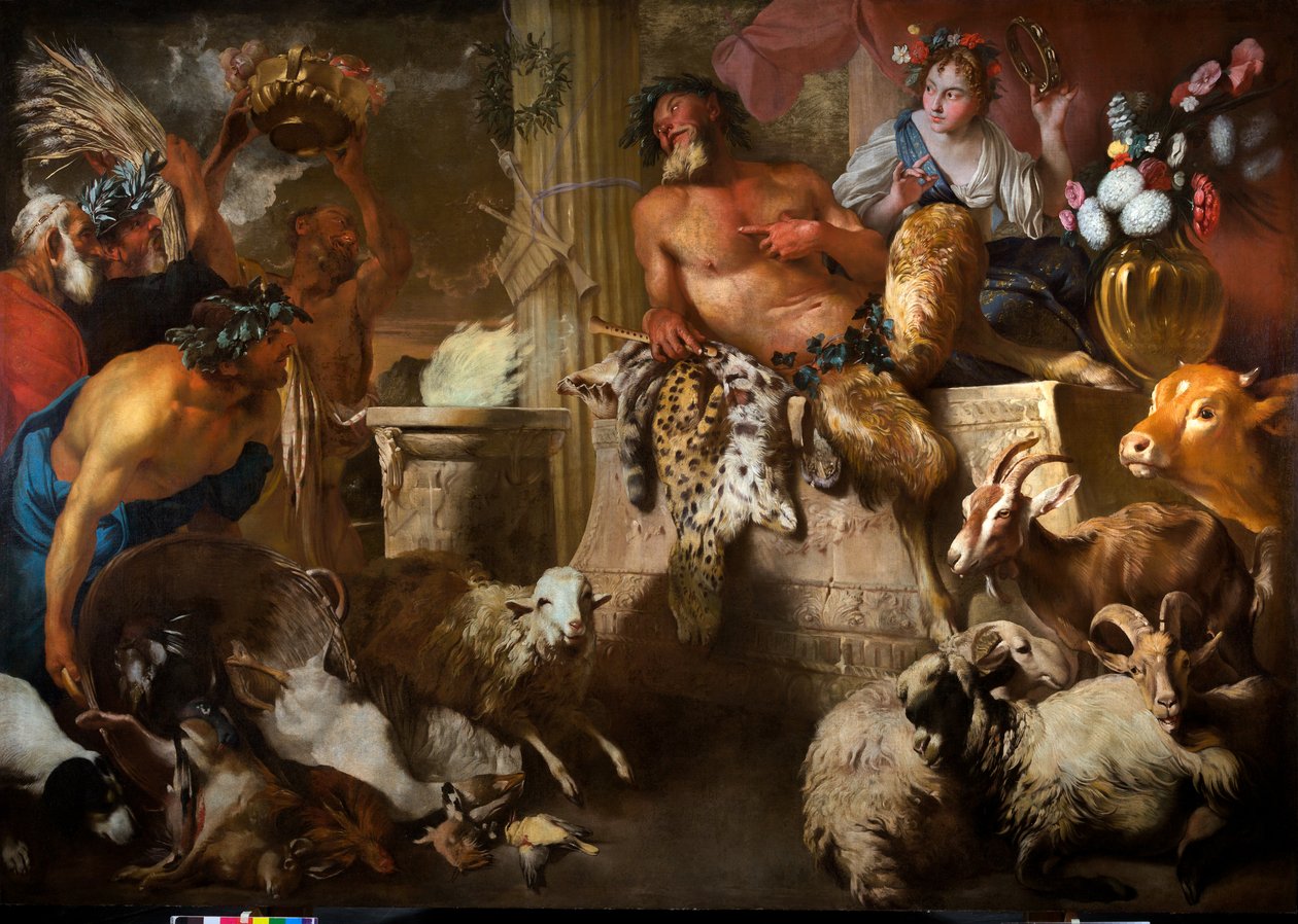 Sacrifice à Pan, c.1640 - Giovanni Benedetto (1609 64) Castiglione