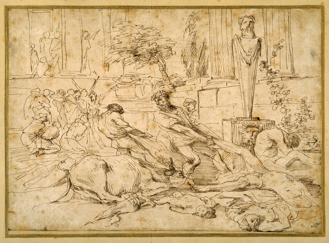 La peste à Ashdod - Giovanni Benedetto (1609 64) Castiglione